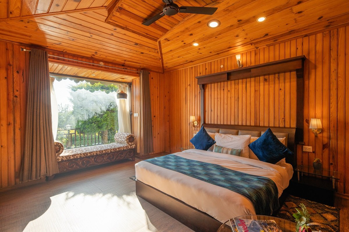 Deluxe Suite at Ojaswi Himalayan Resort Mukteshwar designed for luxury comfort and peaceful stays